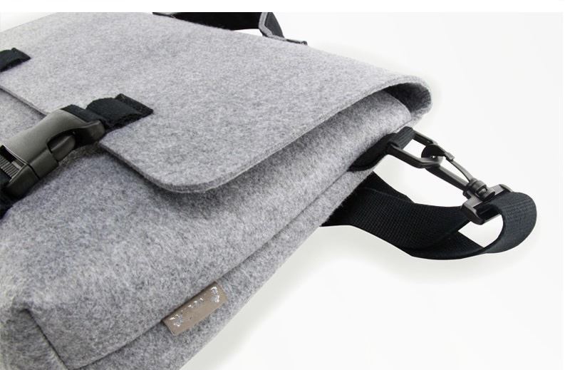 felt messenger bag