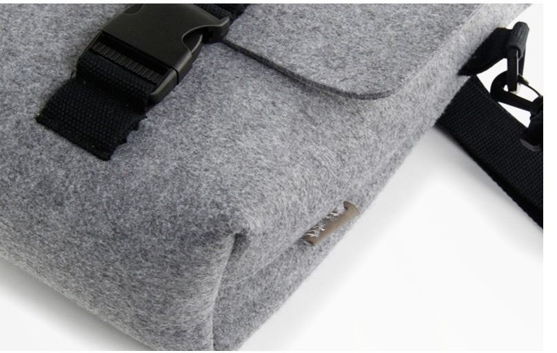 felt messenger bag